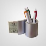 Porta Lápiz con reloj