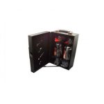 Set de vino Eco Cuero p/2 botellas