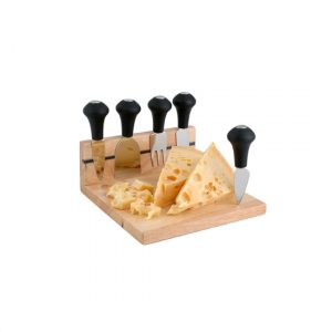 Set de tabla de madera para quesos